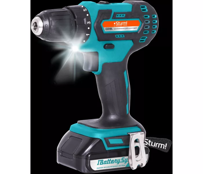 Аккумуляторный шуруповерт Sturm! CD18L