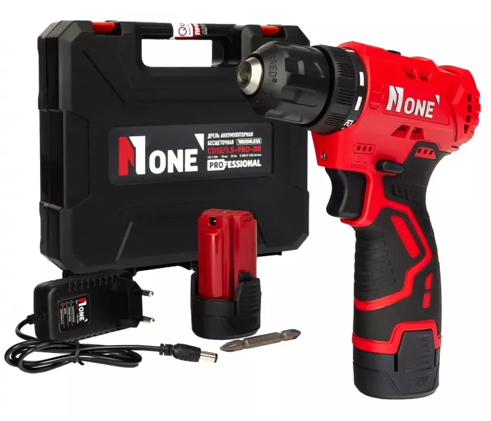 Аккумуляторная дрель-шуруповерт NUMBER ONE CD12/1.5-PRO-BR