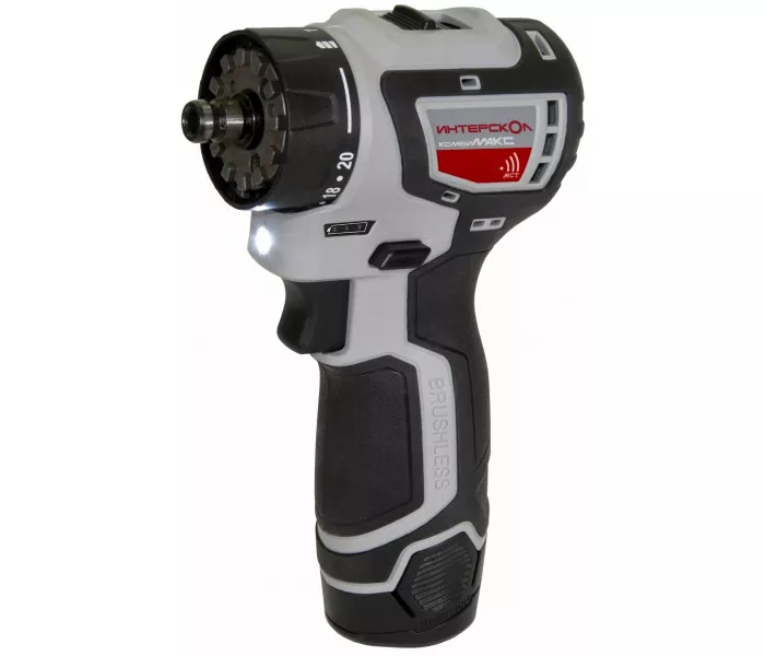 Аккумуляторная дрель-шуруповерт Интерскол КомбиМАКС ДА-10/12В 687.2.2.79