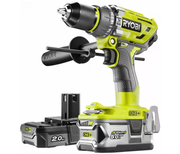 Аккумуляторная ударная дрель-шуруповерт RYOBI R18PD7-252S