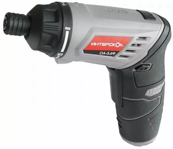 Отвертка аккумуляторная Интерскол ОА-3,6Ф (433.0.1.00)