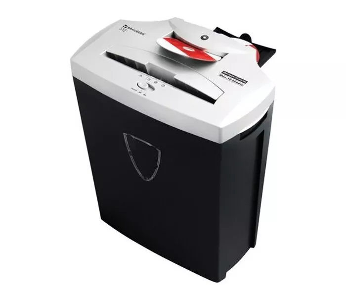 Уничтожитель документов BRAUBERG S12, 4 уровень секретности, 4х35 мм, 12 листов