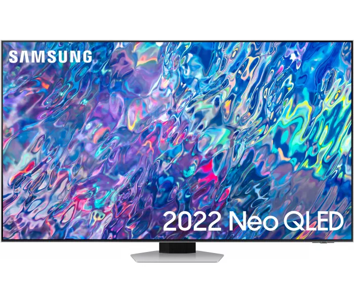 55 Телевизор Samsung QE55QN85BAU 2022 Neo QLED, HDR, LED, QLED, яркое серебро