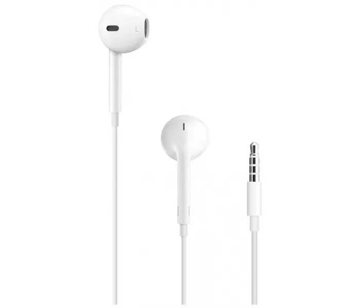 Наушники Apple EarPods (3.5 мм), mini jack 3.5 mm, белый