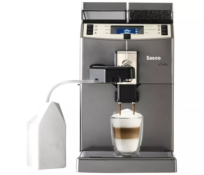 Saeco Lirika One Touch Cappuccino, серебристый