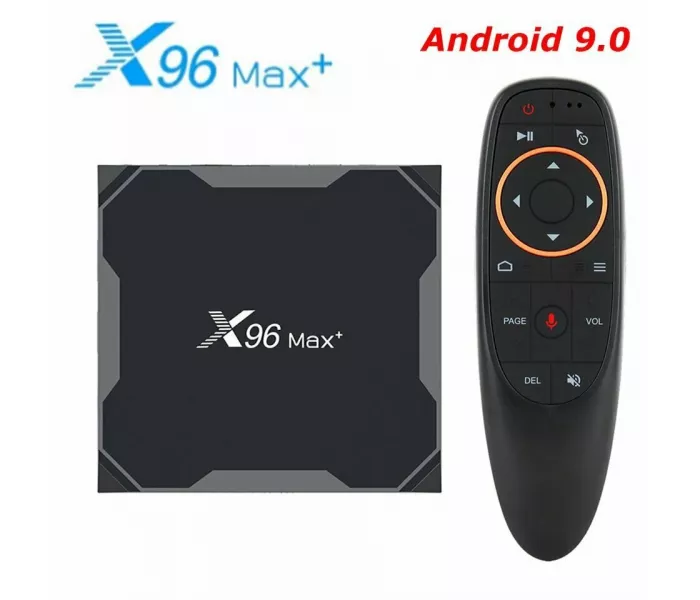 TV X96 Max Plus 4/32 ГБ + пульт c голосовым управлением G10
