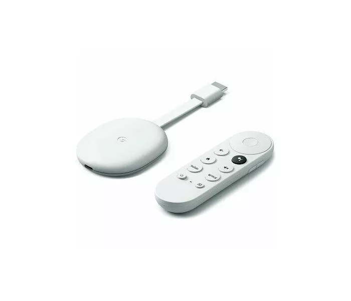 Google Chromecast c Google TV, snow