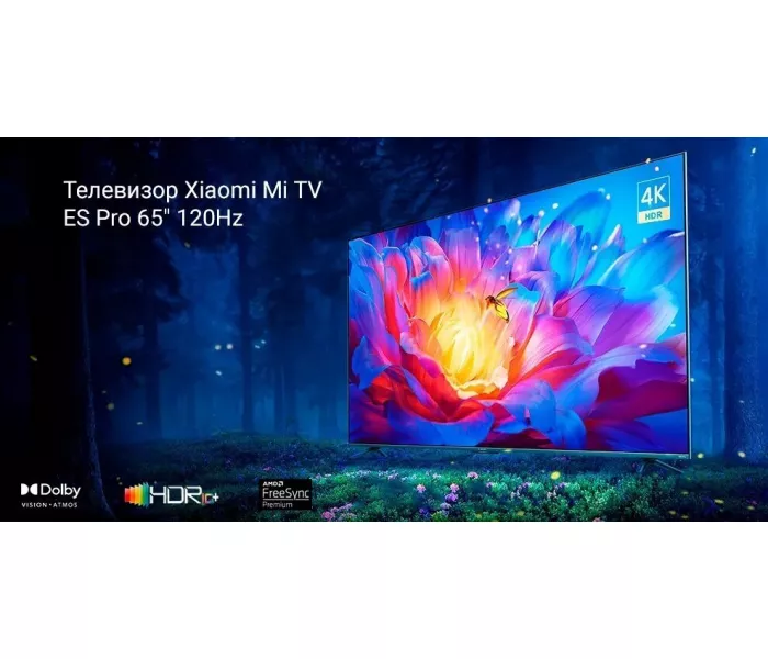 Xiaomi TV ES Pro 65 2022 HDR, LED CN, черный
