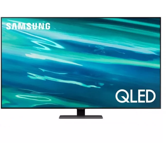 SAMSUNG QE65Q80AAUXRU, QLED, 4K Ultra HD, черный