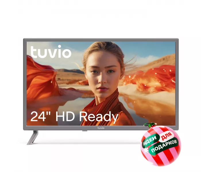 Tuvio HD-ready DLED, TD24HNGEV1, темно-серый