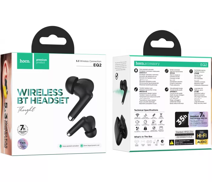 Hoco EQ2 Thought Black