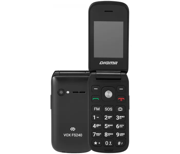 DIGMA VOX FS240 RU, 2 SIM, черный