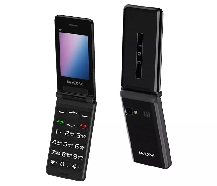 MAXVI E9, 2 SIM, черный