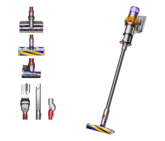 Dyson V15 Detect absolute (SV22) 2022 UK, yellow/nickel