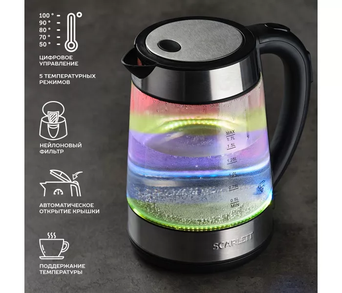 Scarlett SC-EK27G41, серебристый