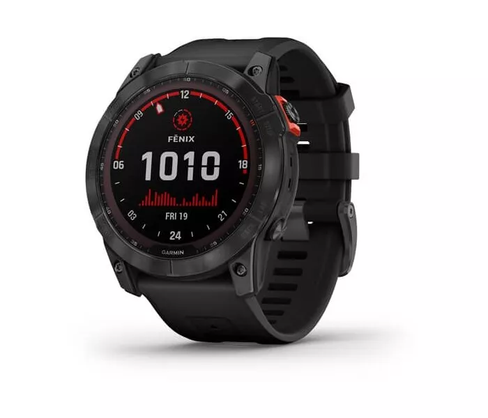 Умные часы Garmin Fenix 7X Solar серый с черным ремешком 51 мм (010-02541-01)