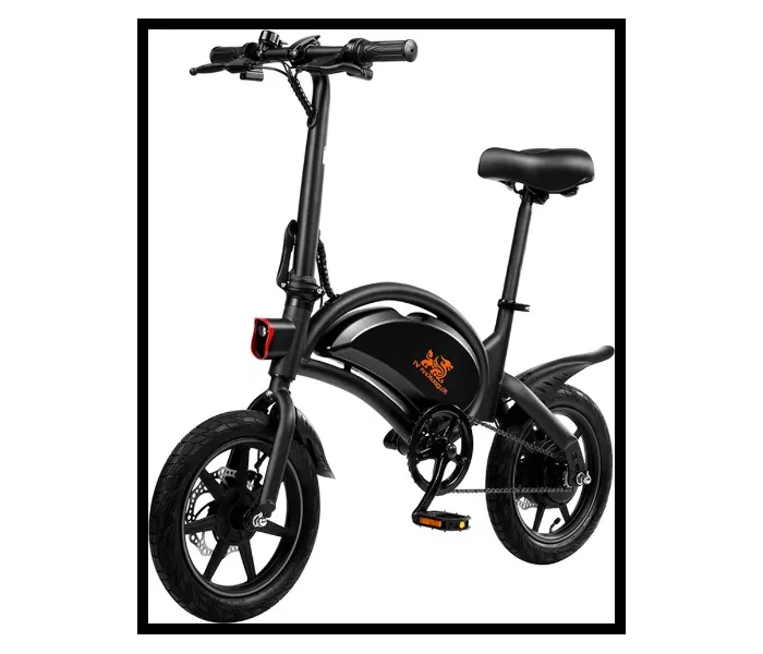 Электровелосипед Kugoo V1 Jilong 7.5 Ah, цвет черный