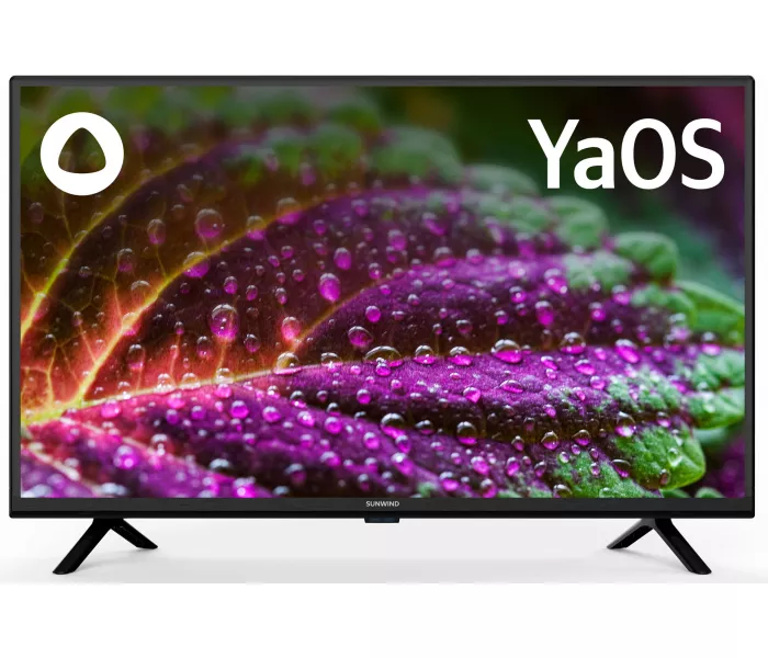 32 Телевизор SunWind SUN-LED32XS300, HD, черный, смарт ТВ, YaOS